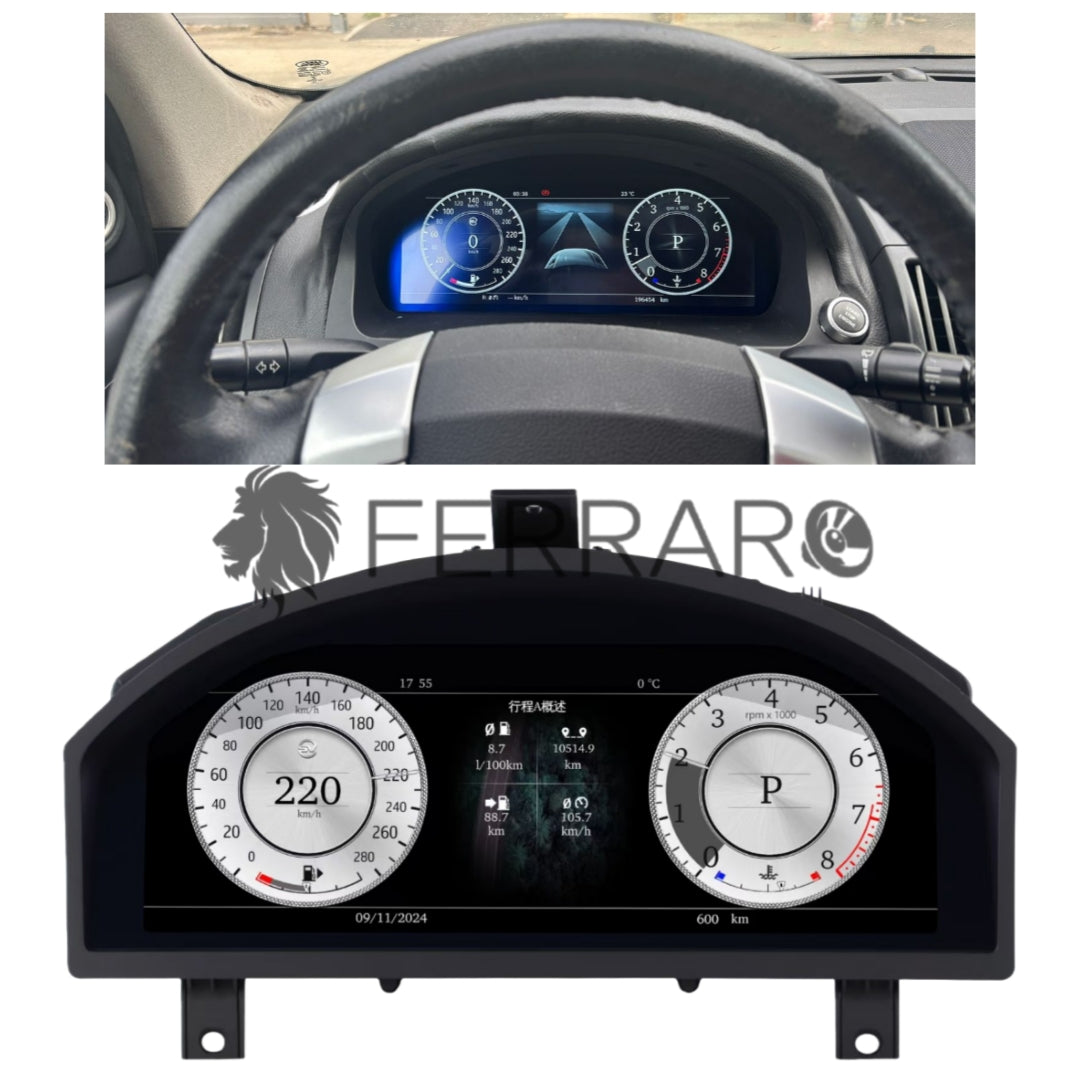 Virtual Cockpit 12.3" per Land Rover Freelander 2 (2006-2015), HD Ultra, CarPlay e Android Auto