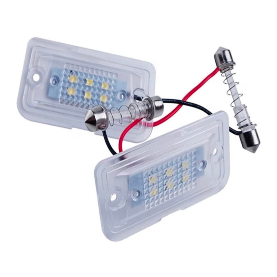 Set Luci Targa a Led per Mercedes-Benz W209, W203, R230, C209 , Plug and Play