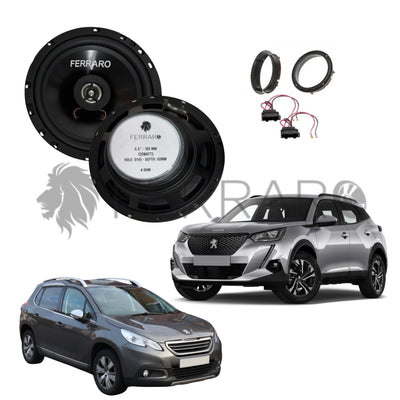 FerraroStore Kit 2 Altoparlanti | ASC-652PC | Ant o Post | Peugeot 2008 1ª/2ª dal 2013>
