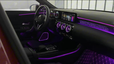Ambient Light per Mercedes Benz Classe A W177, CLA, W118 (2020-2025), 64 Colori RGB