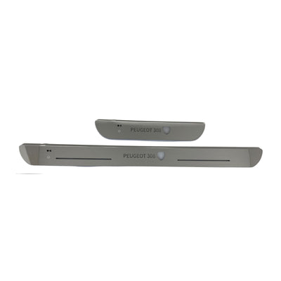 Kit Battitacco per Peugeot 308, LED, Senza Filo con Adesivo