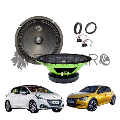 FerraroStore Kit 2 Altoparlanti | PV165.3 | Ant o Post | Peugeot 208