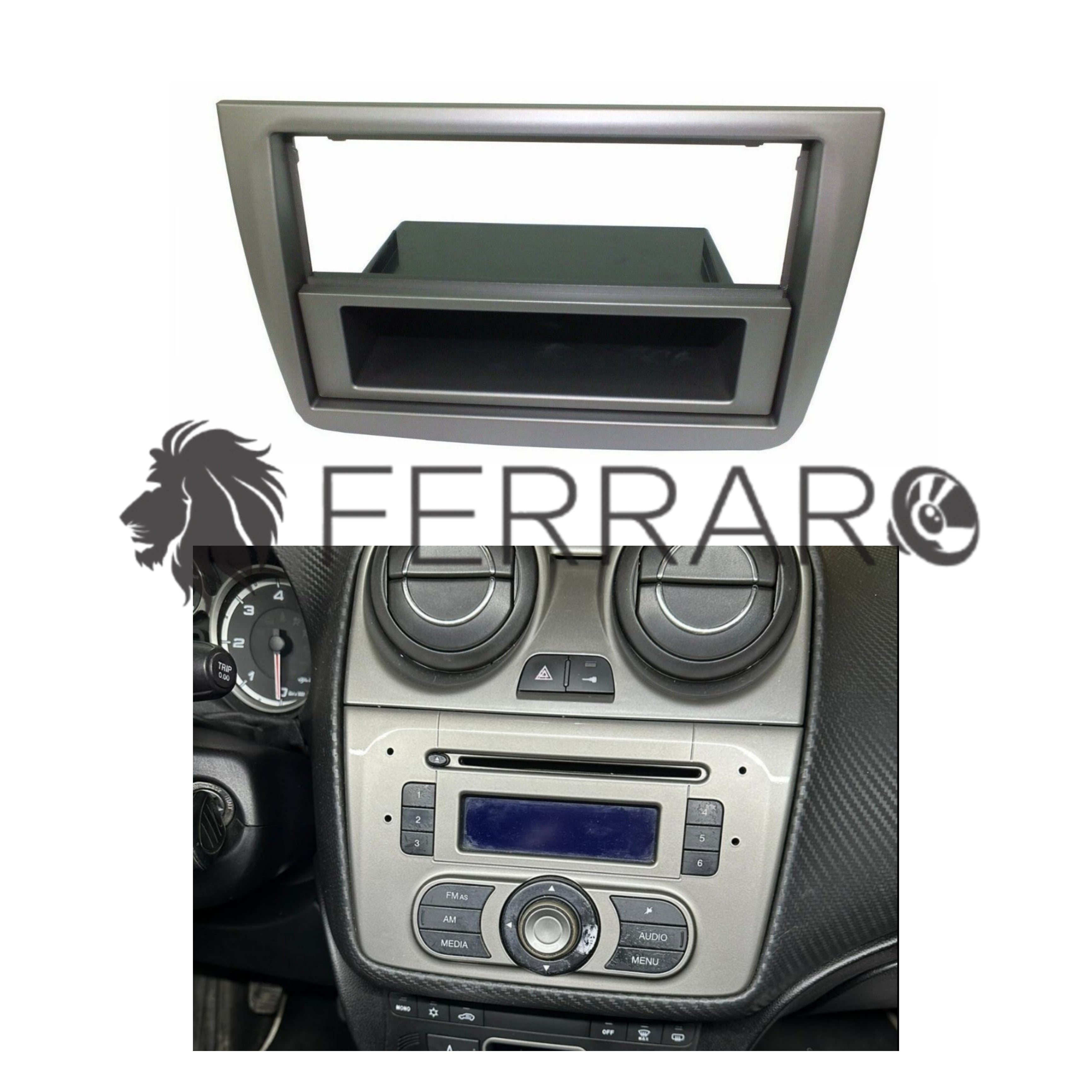 Mascherina Autoradio 1 DIN Autoleads FP-13-01 Per Smart Car For Two - Colore Blu