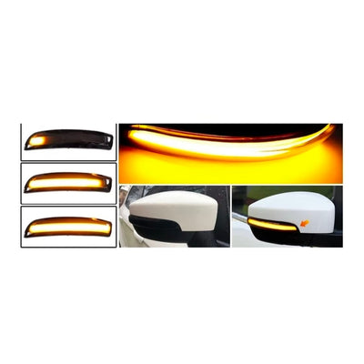 Specchietti Laterali Led per Ford Kuga, Ecosport, C-Max, S-Max, Focus MK3 (Compatibilità in Descrizione), Plug and Play