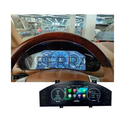 (PRENOTA) Virtual Cockpit 12.3" per Porsche Cayenne GTS 955 (2002-2006), HD Ultra, CarPlay e Android Auto