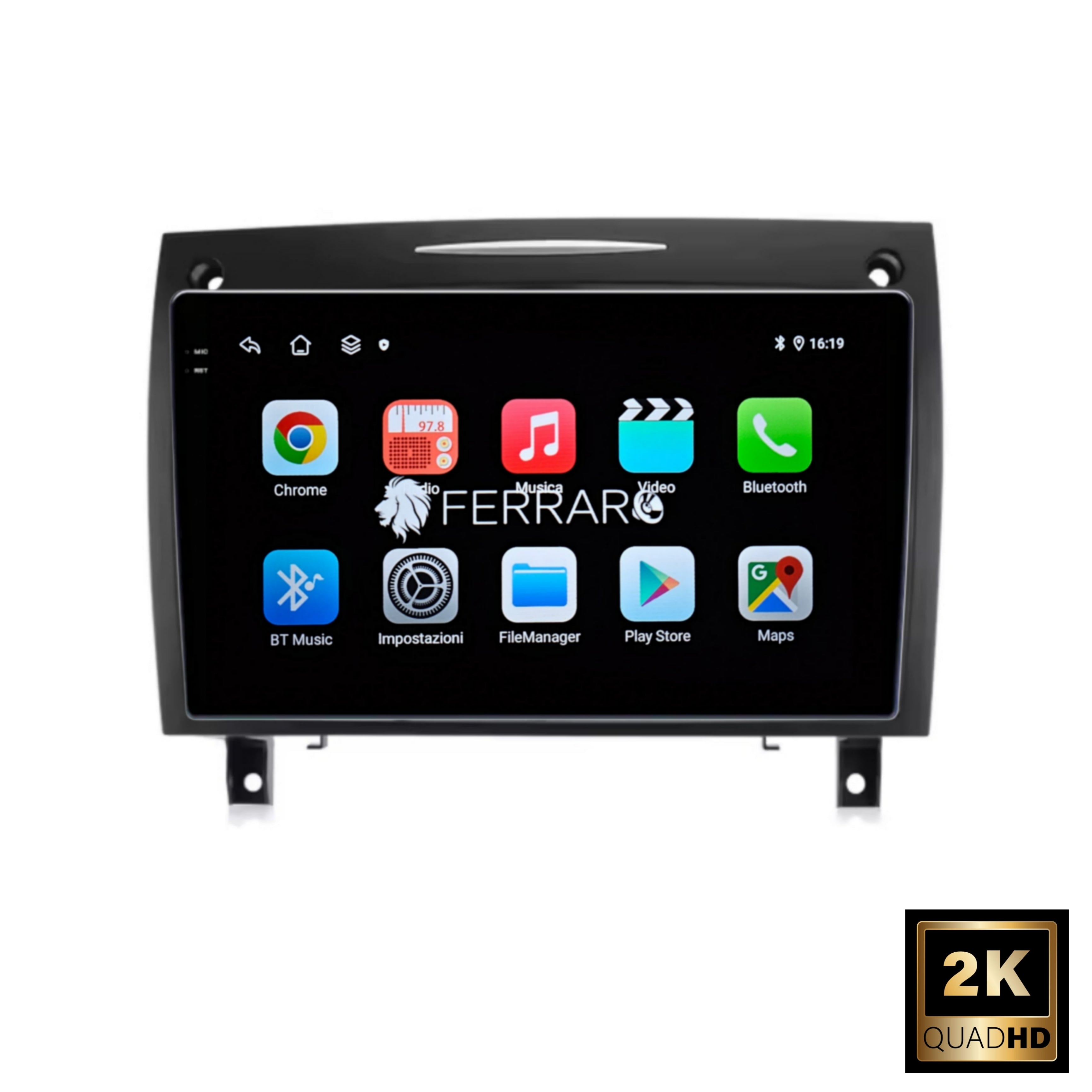 Autoradio per Mercedes Benz SLK R171 9" 2K | 2011-2014 | Android | Bluetooth | CarPlay | Android Auto | 12/256GB Ram