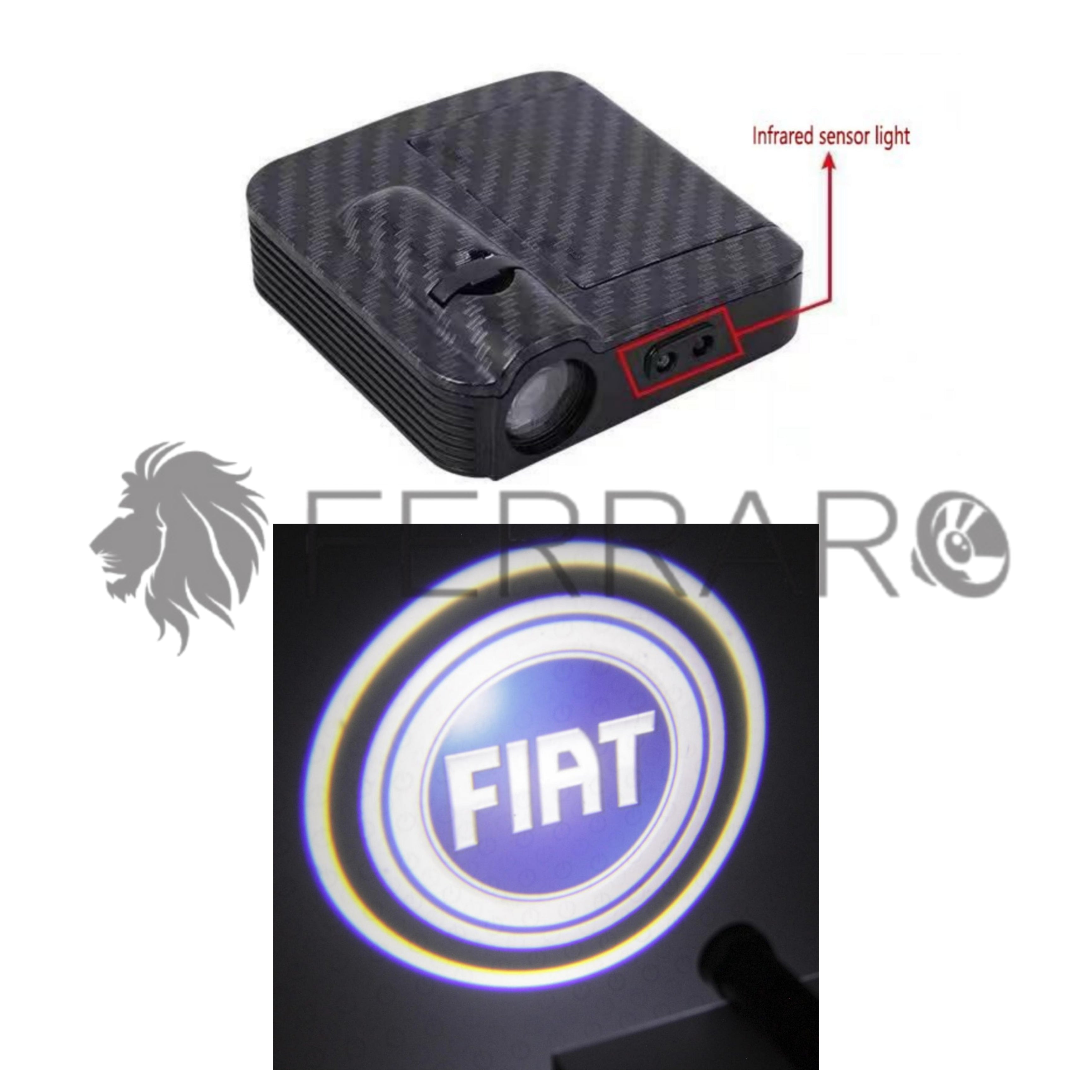Luce Cortesia Fiat (Universale) Adesivo, Batteria (NO INCL.)