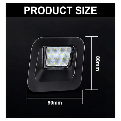 Set Luci Targa a Led per Dodge RAM 1500, 2500, 3500 (2003-2018), Plug and Play