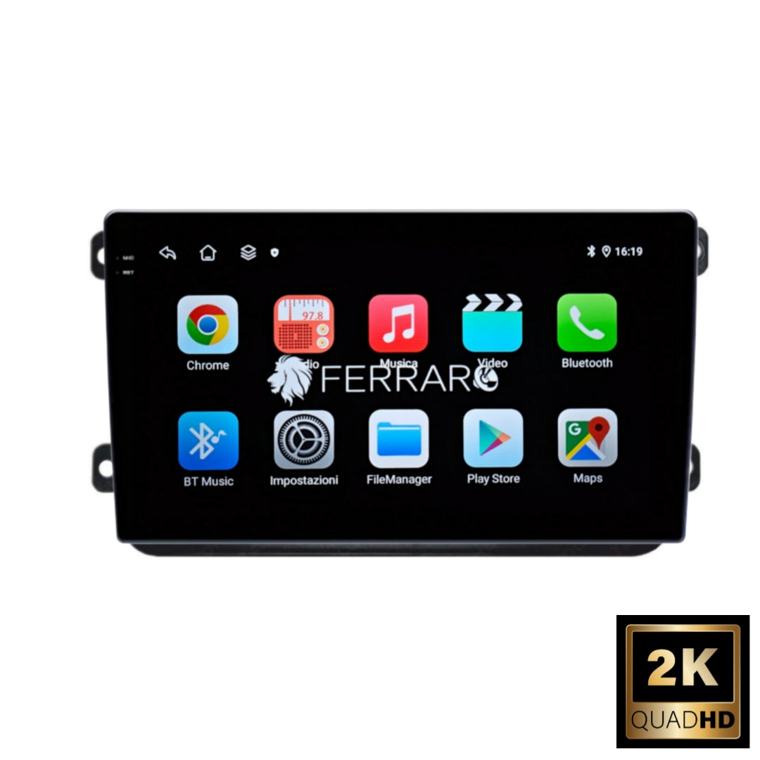 Autoradio per Volkswagen, Seat, Skoda 9" 2K (Compatibilità in Descrizione) Android, Bluetooth, CarPlay, Android Auto, 12/256GB Ram