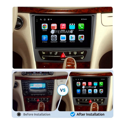 (PRENOTA) Autoradio per CLS, C219 (2004-2010) 9" 2K, Android, Bluetooth, CarPlay, Android Auto, 12/256GB Ram