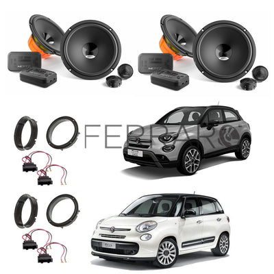 Hertz Kit 8 Casse | DSK 165.3 | Ant/Post | Fiat 500L e 500X