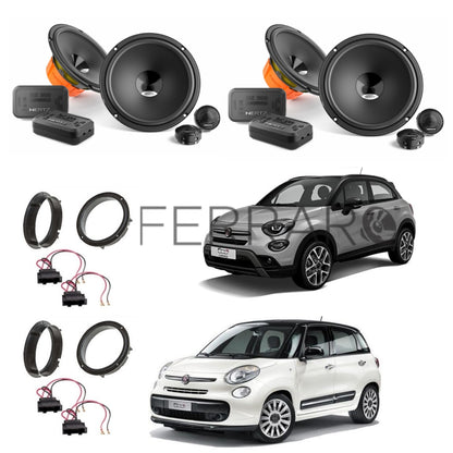 Hertz Kit 8 Casse | DSK 165.3 | Ant/Post | Fiat 500L e 500X