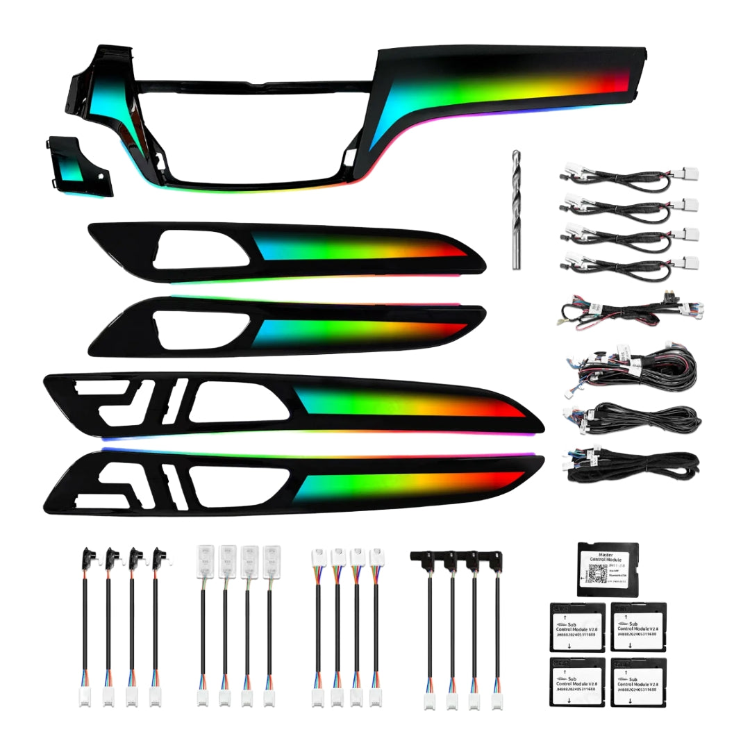 Ambient Light per Mercedes Benz ML, GL, GLE, GLS, 256 Colori RGB