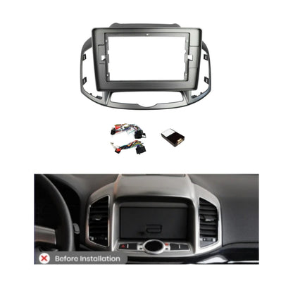 Kit Montaggio Autoradio 10.1"Pollici Chrevolet Captiva (2011-2016) Mascherina, Cablaggio Autoradio Android