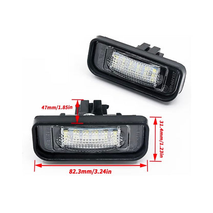 Set Luci Targa a Led per Mercedes-Benz Classe S, W220, AMG (1999-2005), Plug and Play