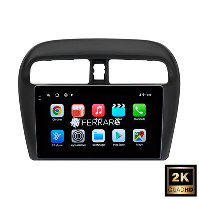Autoradio per Mitsubishi Attrage Spacestar 9" 2K | 2013-2020 | Android | Bluetooth | CarPlay | Android Auto | 12/256GB Ram