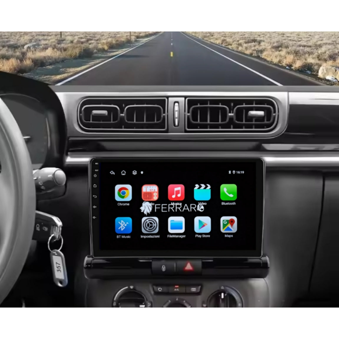 Autoradio per Citroen C3 9" | 2018-2023 | Android | Bluetooth | CarPlay | Android Auto | 2GB/4GB/6GB/8GB Ram