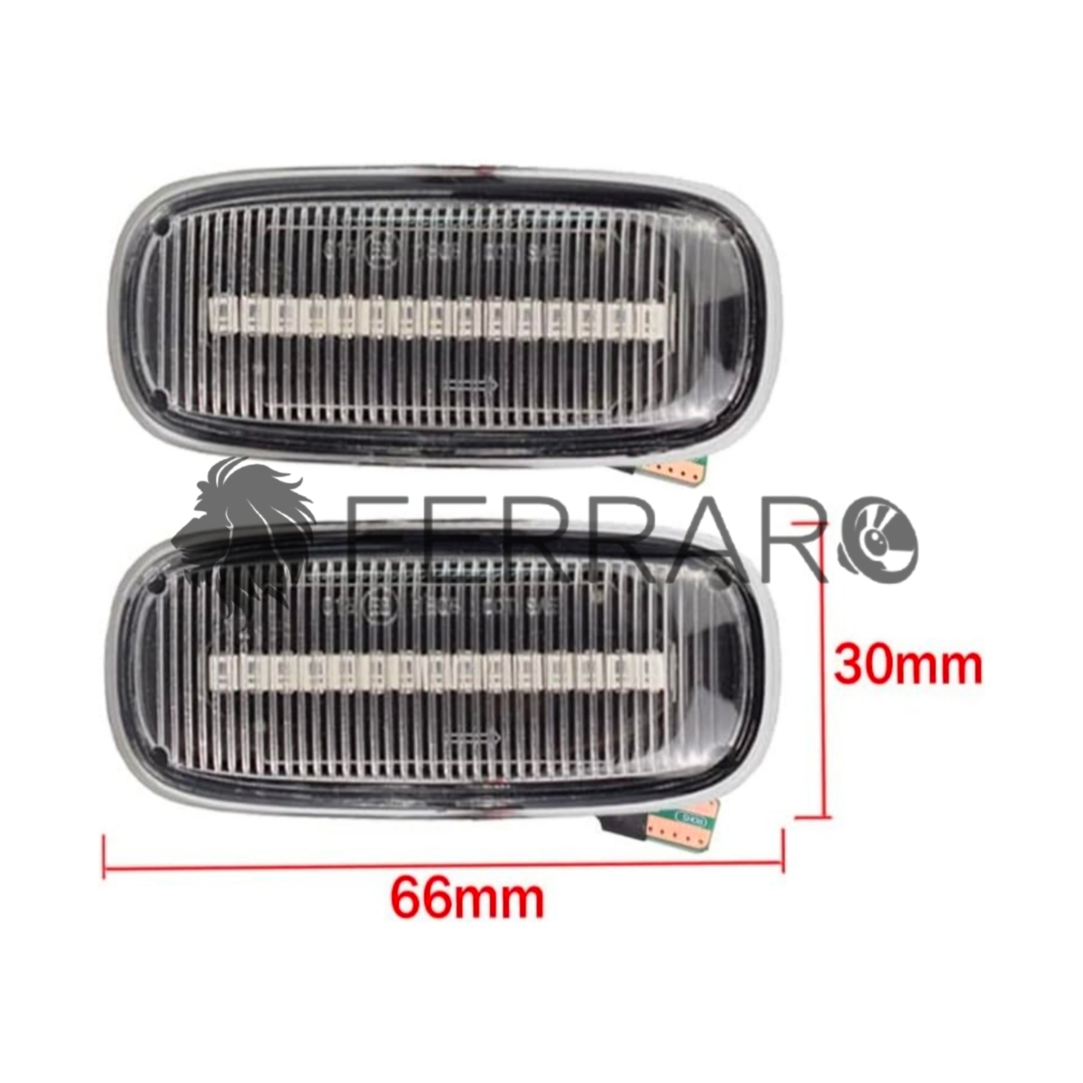 Indicatore Direzione Led per Audi A3 S3 8L (00-03) A8 D2 (99-02) TT 8N (00-06), Plug and Play