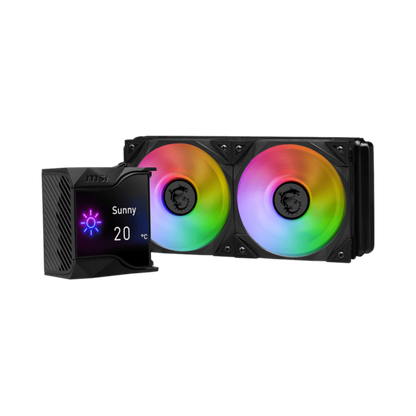 MSI MPG Coreliquid D240, Processore Kit di raffreddamento a liquido, Nero