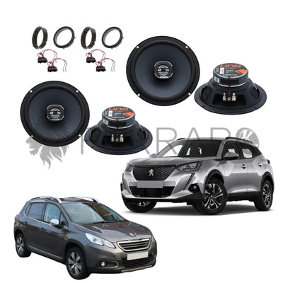 Hertz Kit 4 Casse | X 165 | Ant/Post | Peugeot 2008 1ª/2ª dal 2013>