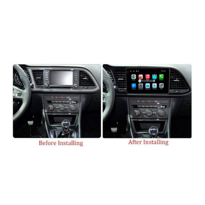 Autoradio per Seat Leon 3 5F 9" 2K | 2013-2019 | Android | Bluetooth | CarPlay | Android Auto | 12/256GB Ram