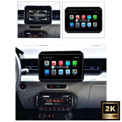 Autoradio per Suzuki Ignis 9" 2K (Dal 2016>) | Android | Bluetooth | CarPlay | Android Auto | 12/256GB Ram