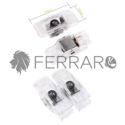 Luce di Cortesia Peugeot | Compatibilità in Descrizione | Plug and Play | Proiettore Logo