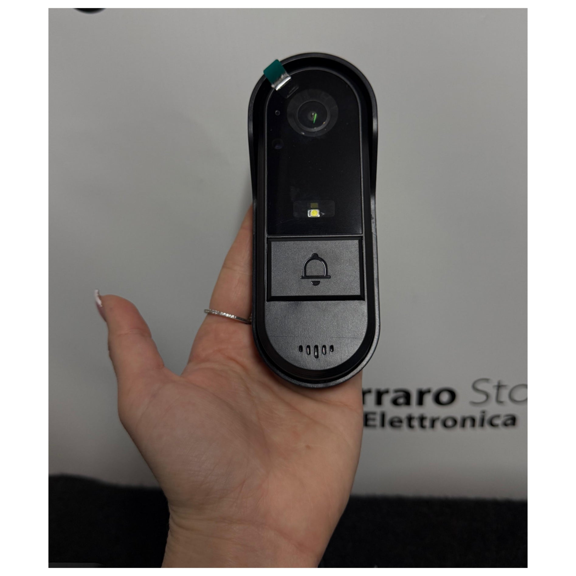 Videocitofono Smart Wifi, Audio, Monitor 4.3", Batteria Ricaricabile