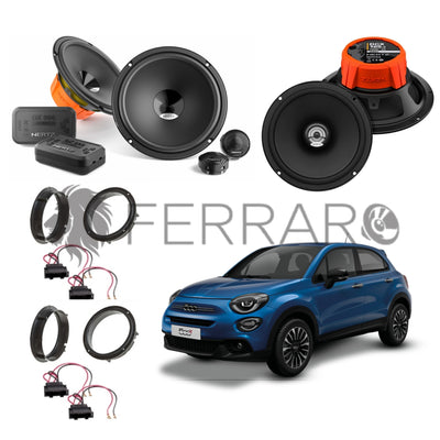 Hertz Kit 6 Casse | DSK 165.3 | DCX 165.3 | Ant/Post | Fiat 500x dal 2014>