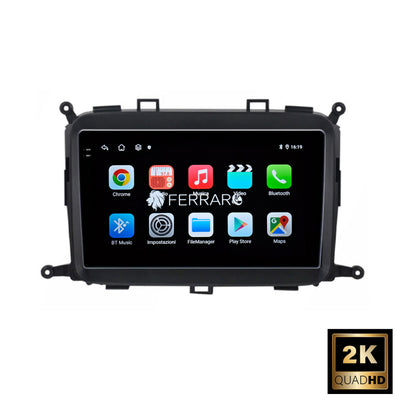 Autoradio per Kia Carens 9" 2K | 2013-2018 | Android | Bluetooth | CarPlay | Android Auto | 12/256GB Ram