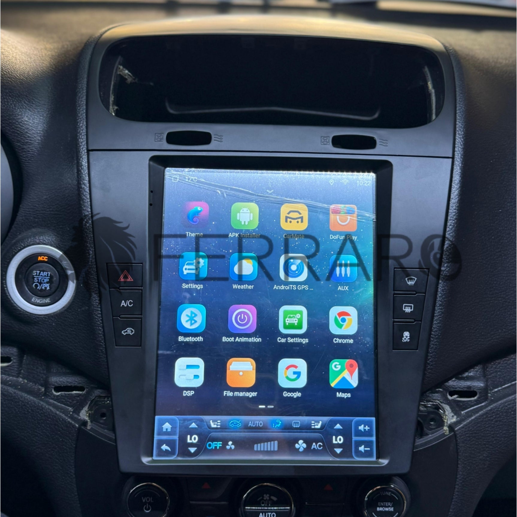 Autoradio per Fiat Freemont 9.7" | 2012-2020 | Android | Bluetooth | CarPlay | Android Auto | Modello Tesla | 4GB/8GB Ram