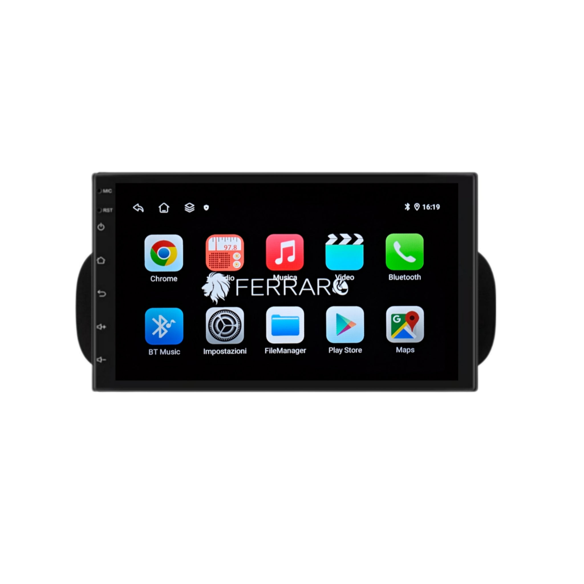 Autoradio per Fiat Panda 3a Serie 7" | Android | Bluetooth | CarPlay | Android Auto | 2/4/8GB Ram