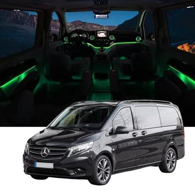Ambient Light per Mercedes Classe V W447 (2016-2021), 256 Colori RGB