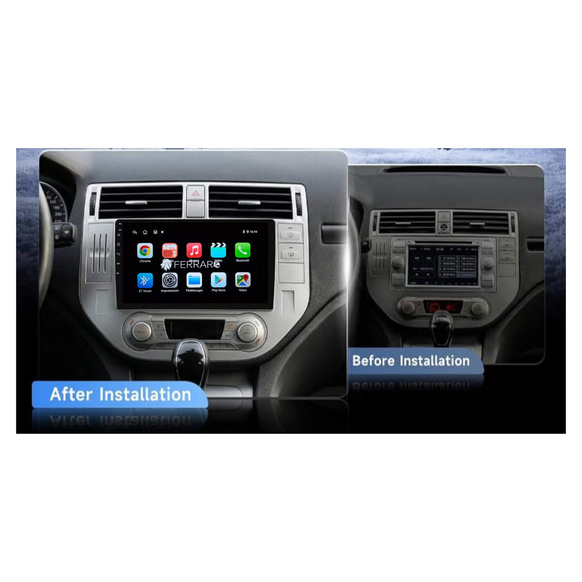 (PRENOTA) Autoradio per Ford Kuga 9" (2008-2012) Android, Bluetooth, CarPlay, Android Auto, 2GB/4GB/6GB/8GB Ram