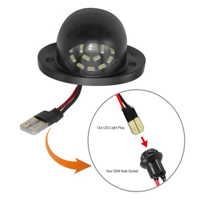 Set Luci Targa a Led per Dodge RAM 1500, 2500, 3500 (1994-2002), Plug and Play