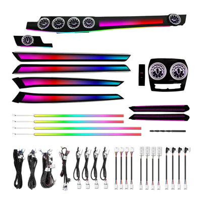 Ambient Light per Mercedes Benz Classe E W212, 256 Colori RGB