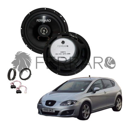 FerraroStore Kit 2 Altoparlanti | ASC-652PC | Ant o Post | Seat Leon MK2 (2005-2012)