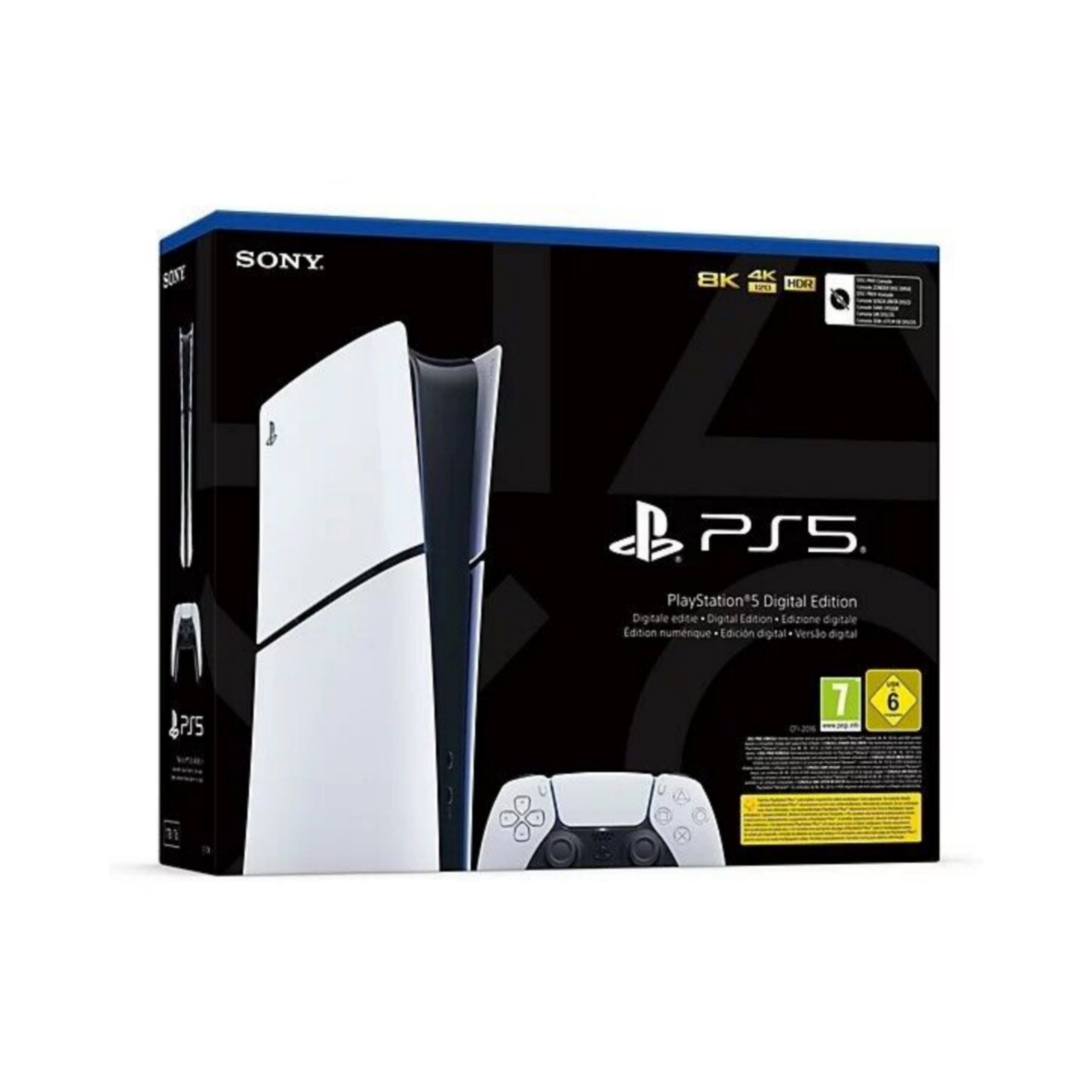 Sony PS5 Slim Digital, Edition E Chassis White 825GB – FerraroStore