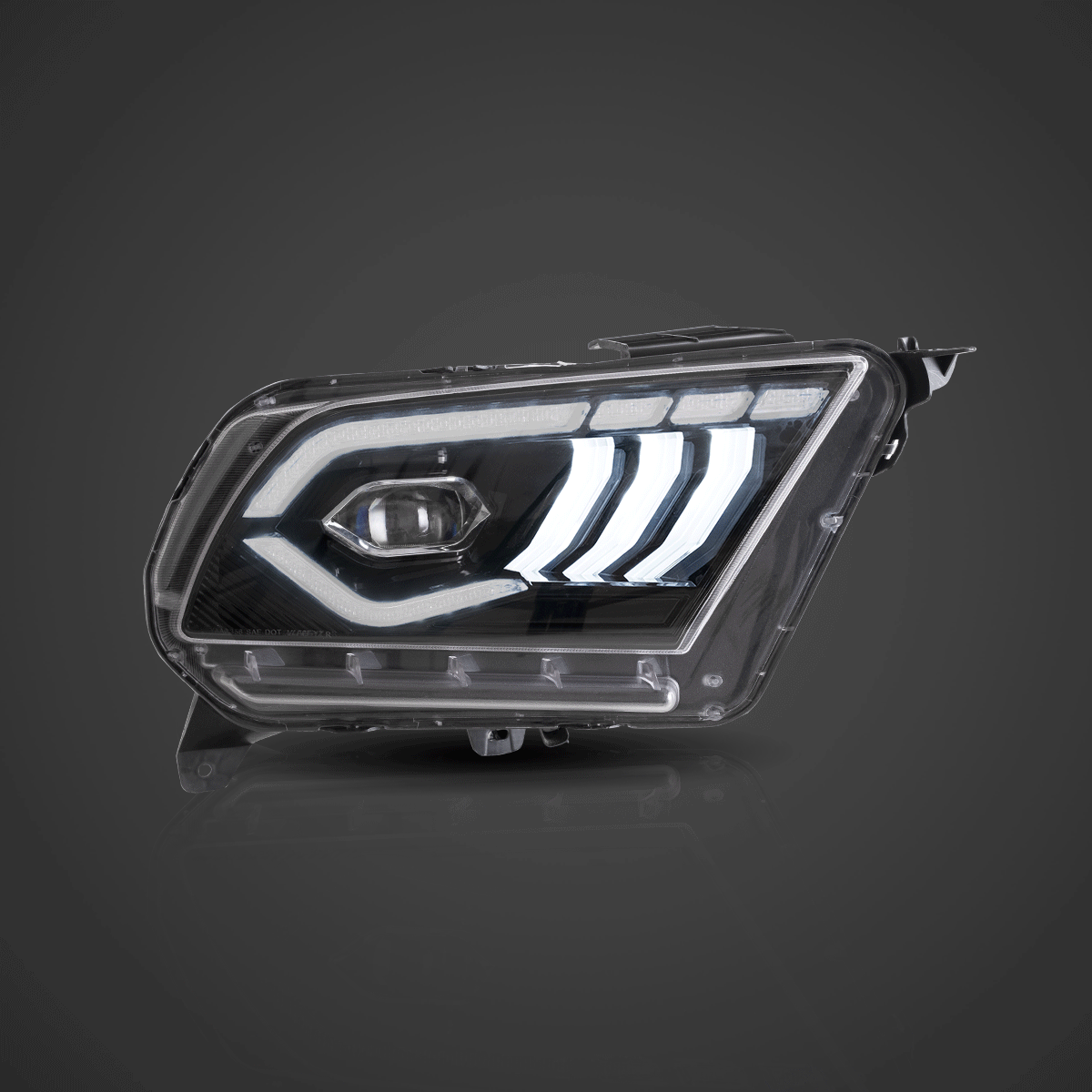 Fanali Anteriore Completo per Ford Mustang 5ª Serie (2010-2014) a LED