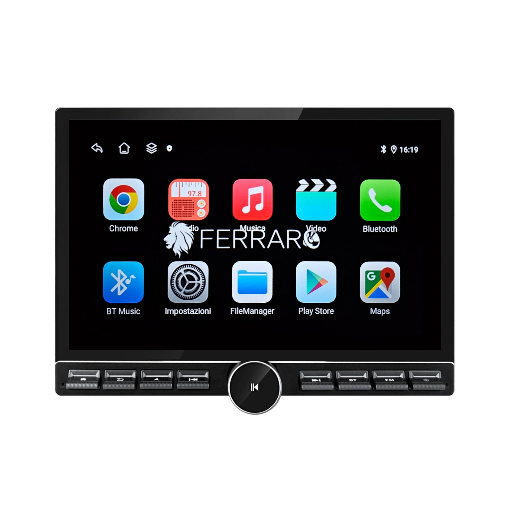 Autoradio Universale Fisso | 2Din 11.8" | 13" Pollici | Android | Bluetooth | CarPlay | Android Auto | 4/64GB Ram