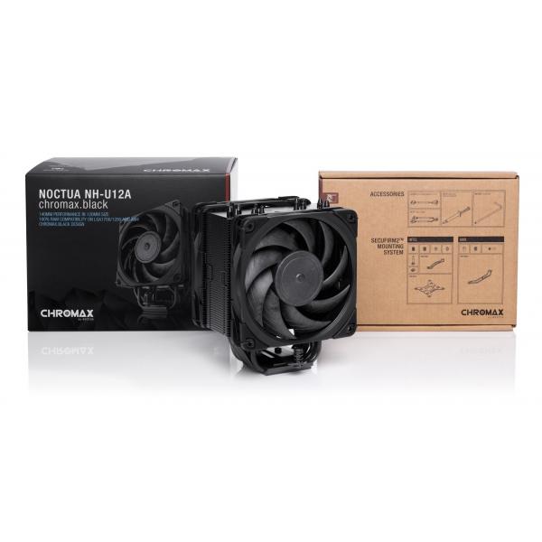 Noctua NH-U12A | Processore Raffreddatore d'aria, 12 cm, Nero