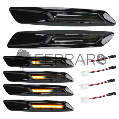 Indicatore Direzione Led per BMW Serie 1, 3, 5, X1, X3 (Compatibilità in Descrizione), Plug and Play