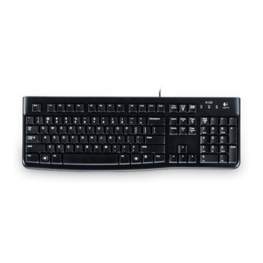 Logitech Tastiera, USB, K120, Nero 920-002517