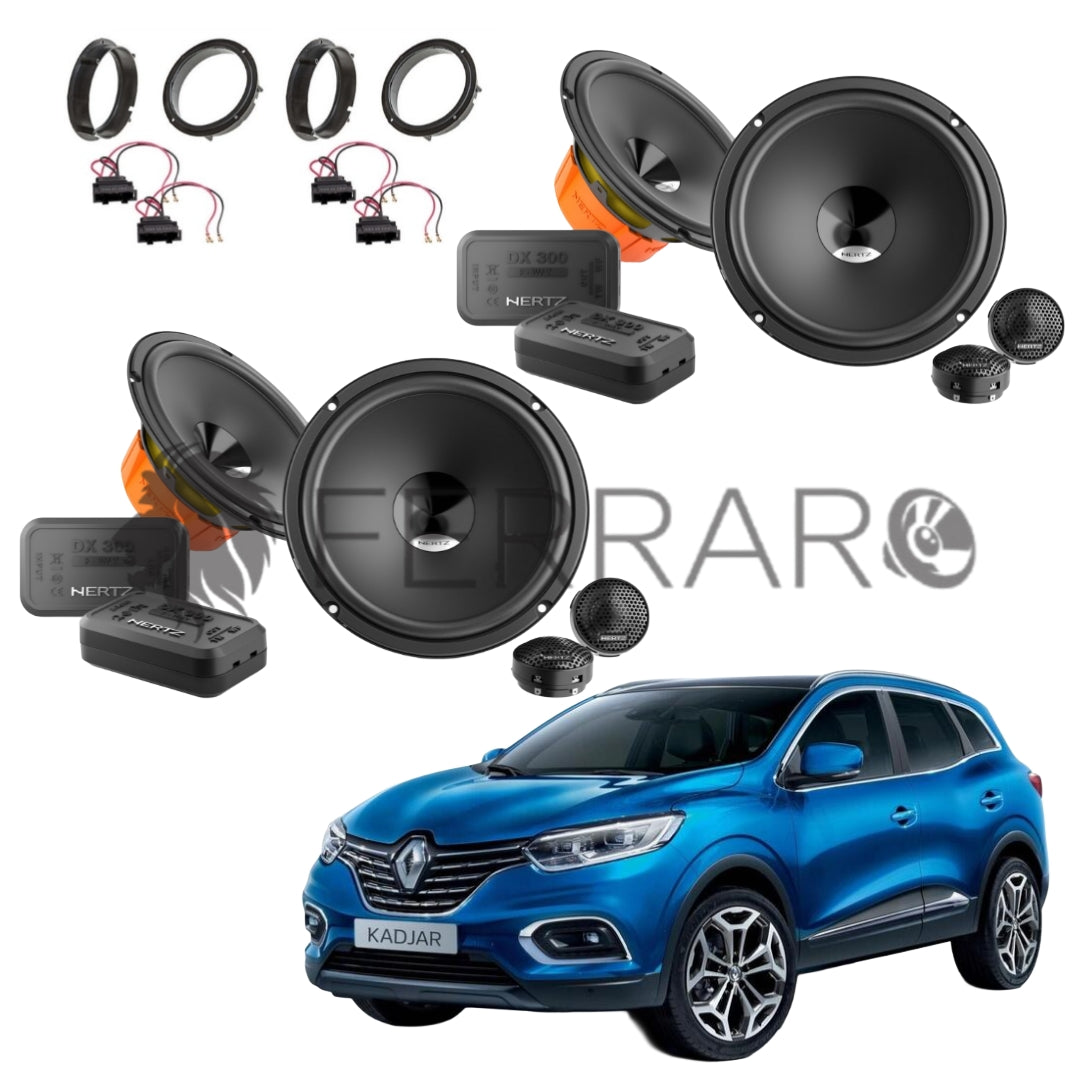 Hertz Kit 8 Casse | DSK 165.3 | Ant/Post | Renault Kadjar (Dal 2015>)