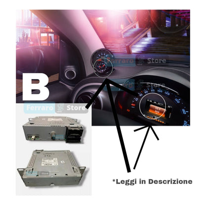 Autoradio per Smart 453 10" + 10" | 2014-2020 | Android | Bluetooth | CarPlay | Android Auto | 8/256GB Ram