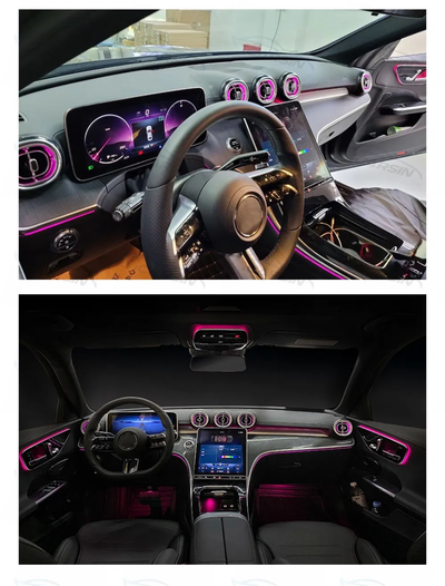 Ambient Light per Mercedes Benz GLC X254, 64 Colori RGB