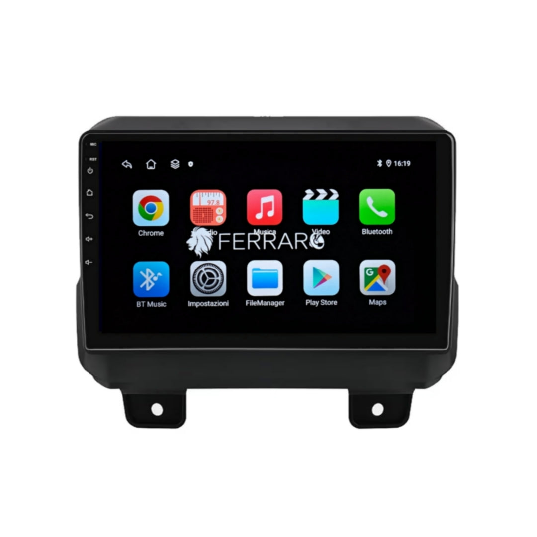 Autoradio per Jeep Wrangler 4 JL 9" | 2017-2025 | Android | Bluetooth | CarPlay | Android Auto | 2GB/4GB/6GB/8GB Ram
