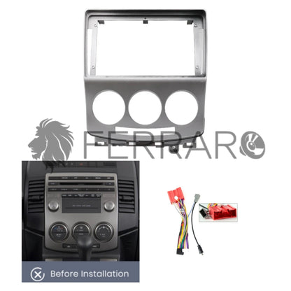 Kit Montaggio Autoradio 9"Pollici Mazda 5 (2005-2010) Mascherina, Cablaggio Autoradio Android