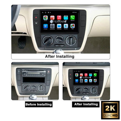 Autoradio per Volkswagen Passat B5 9" 2K | 1996-2005 | Android | Bluetooth | CarPlay | Android Auto | 12/256GB Ram