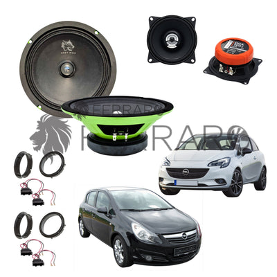 FerraroStore Kit 4 Casse | PV165.3 | DCX 100.3 | Ant/Post | Opel Corsa D, E (2006-2019)